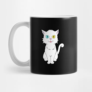 Odd-Eyed Cat Mug